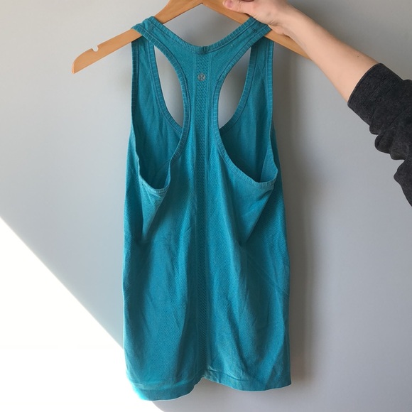 Lululemon Swiftly Tech Racerback - Teal - Size 6 - Picture 2 of 3